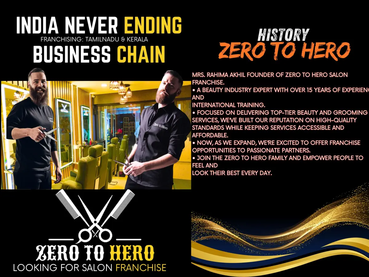 Zero to hero salon franchise
